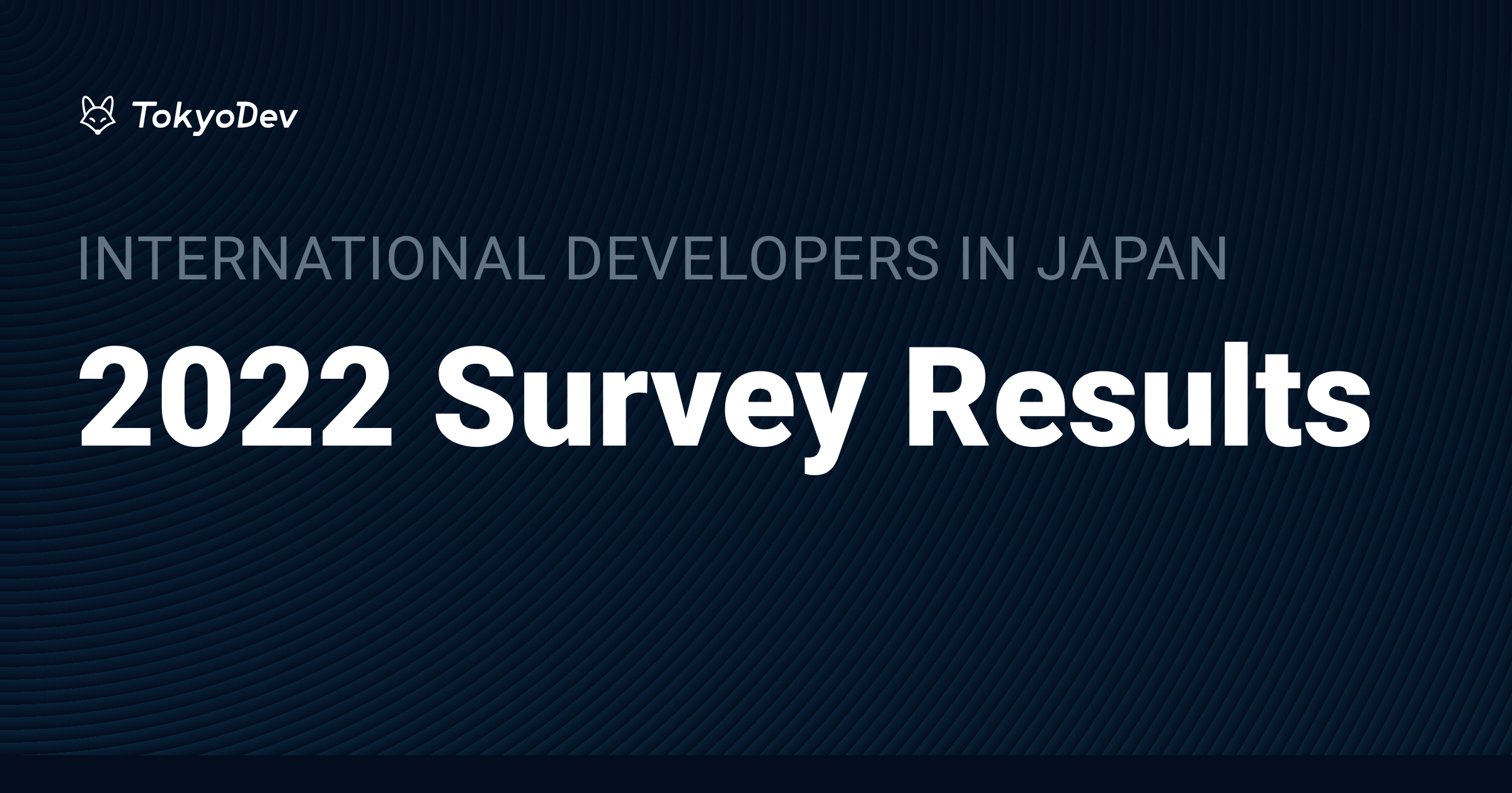 2022 Software Developer Survey
