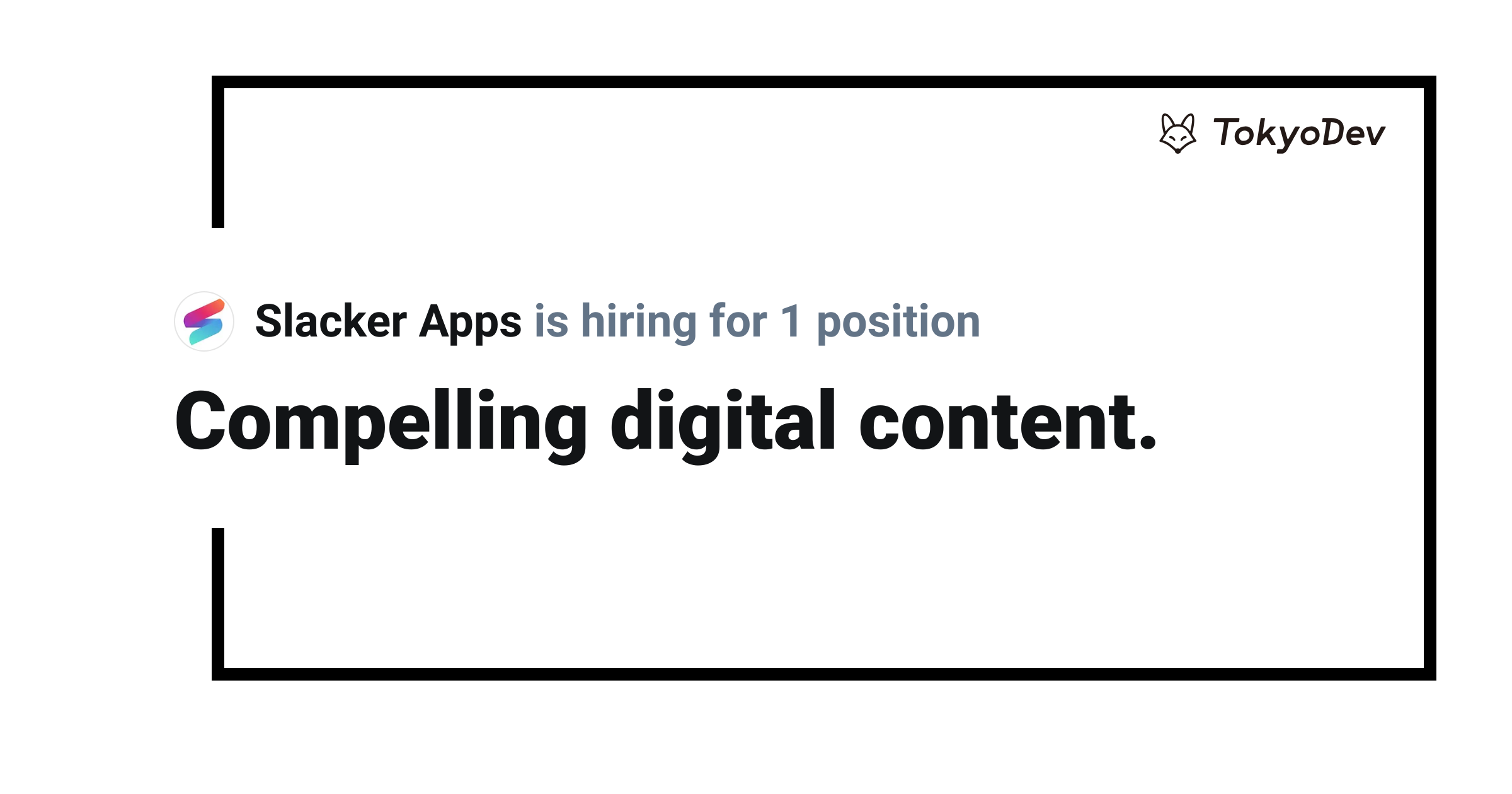 Slacker Apps | TokyoDev