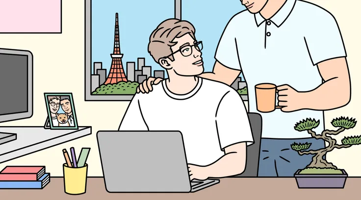 Four openly gay men working in Japan share their experiences of workplace acceptance, LGBTQ+ community, discrimination, and legal rights.
